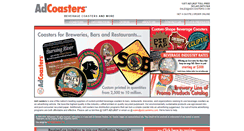 Desktop Screenshot of adcoasters.com